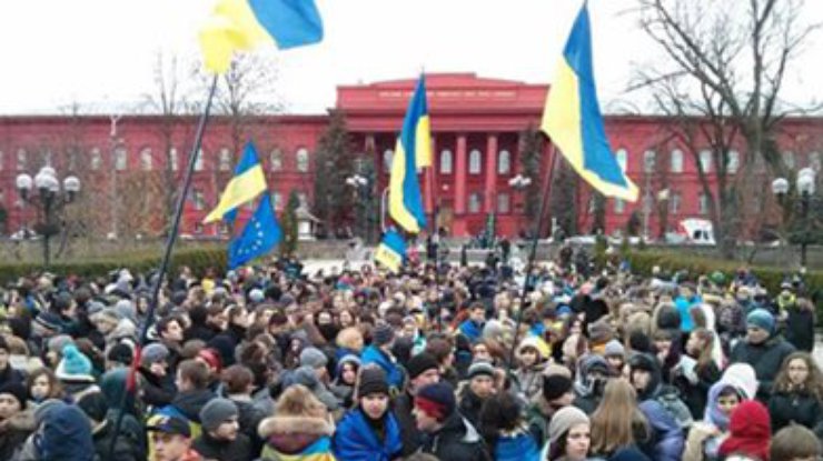 Украинские студенты объявили общенациональную бессрочную забастовку