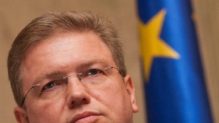 Еврокомиссар Фюле призывает власти Украины воздержаться от применения силы