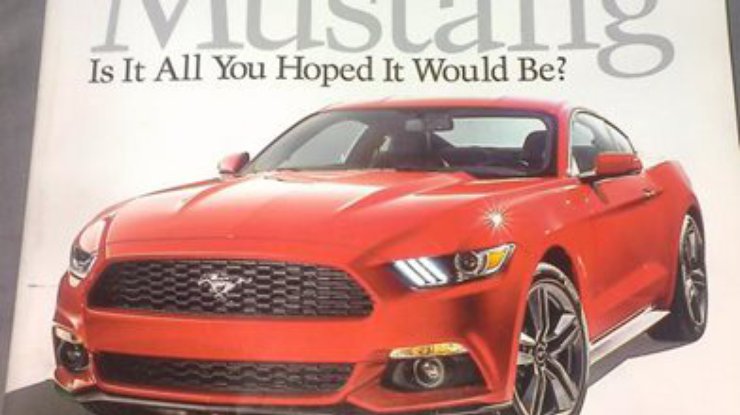 В Сети появились первые фото нового Ford Mustang