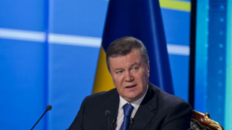 Янукович считает Майдан попыткой захватить власть в обход Конституции