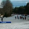 Аномальная зима испортила начало лыжного сезона в Словении