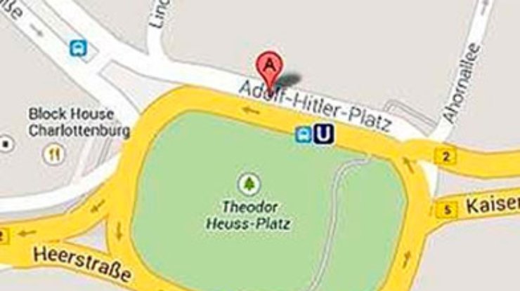 Google принесла извинения за площадь Гитлера в Берлине