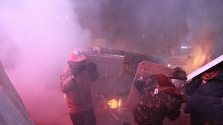 Задержано около десятка участников беспорядков в Киеве
