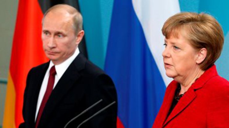 Меркель и Путин согласовали действия относительно Украины
