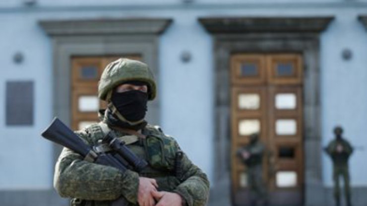 Штаб ВМС Украины в Севастополе вновь заблокировали вооруженные люди