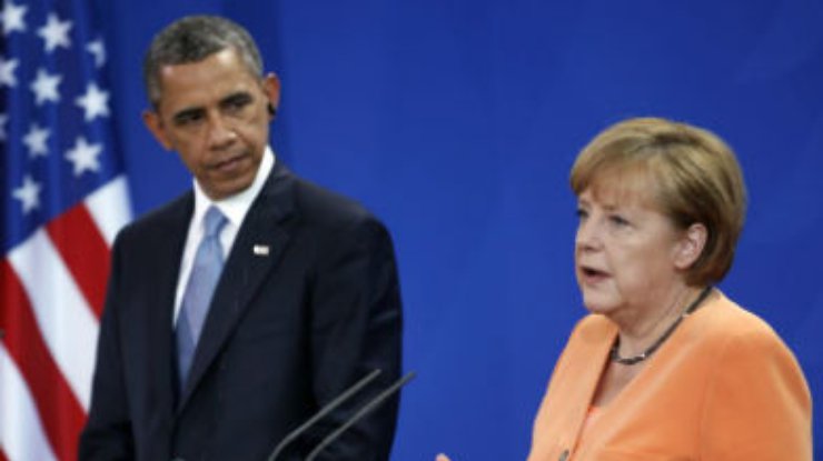 Обама и Меркель обсудили план разрешения украинского кризиса