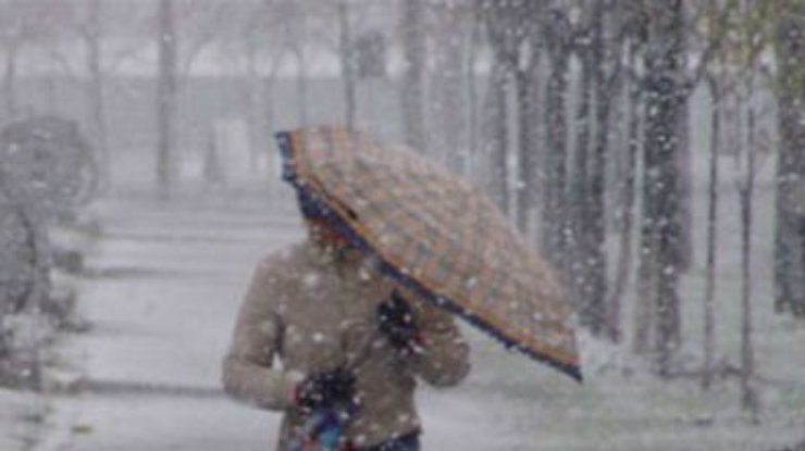 Сегодня Украине обещают до +13 и дождь с мокрым снегом