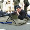 В полтавском военкомате проходят военные учения частично мобилизованных