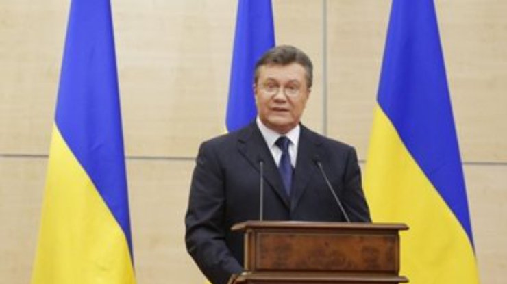 Янукович призвал провести референдум об определении статуса каждого региона в Украине