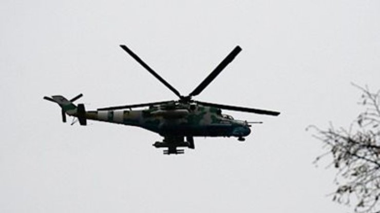 Над Славянском сбили два украинских вертолета (обновлено, фото)