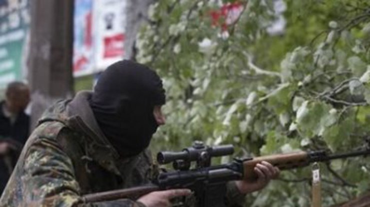 На севере Славянска атакуют блокпост украинской армии (фото, видео)