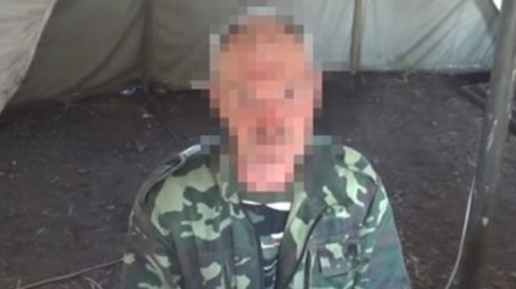 Под Славянском задержали россиянина, посланного спецслужбами воевать на Донбассе (фото, видео)