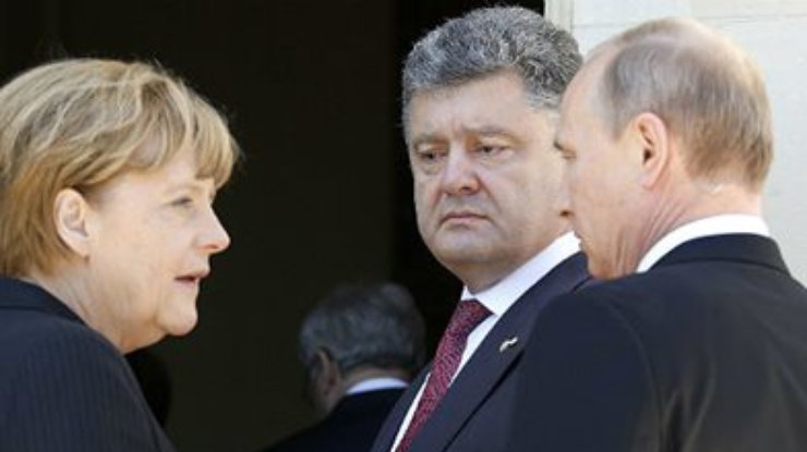 Порошенко, Меркель и Олланд надеются, что Путин выполнит обещания по Украине