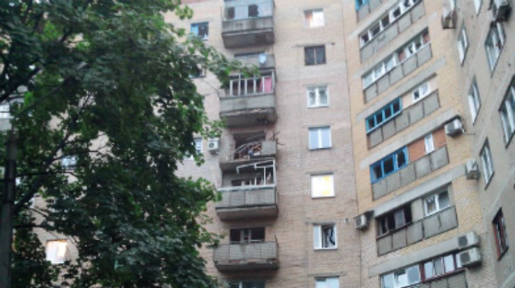Террористы в Краматорске обстреляли жилой район ржавыми снарядами