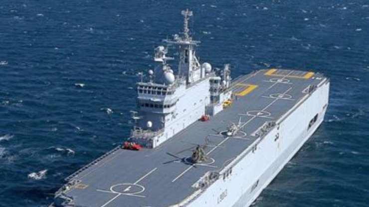 Россия усиливает Черноморский флот вертолетоносцем "Мистраль"