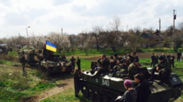 Украинские силовики очистили Северск от террористов