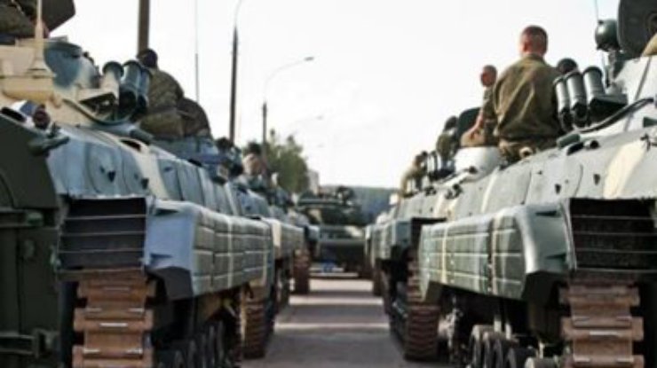 На Луганщину из России вошла вторая за сутки колонна боевой техники