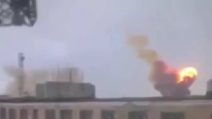 Российские СМИ представили запуск ракеты на Байконуре как обстрелы Макеевки (видео)