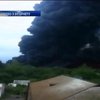 На Черкащині палаяє потяг з нафтою