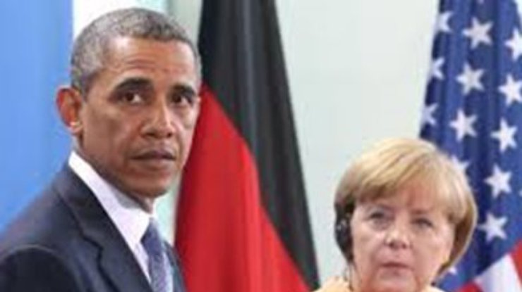 Обама и Меркель хотят, чтобы конвой Путина покинул территорию Украины