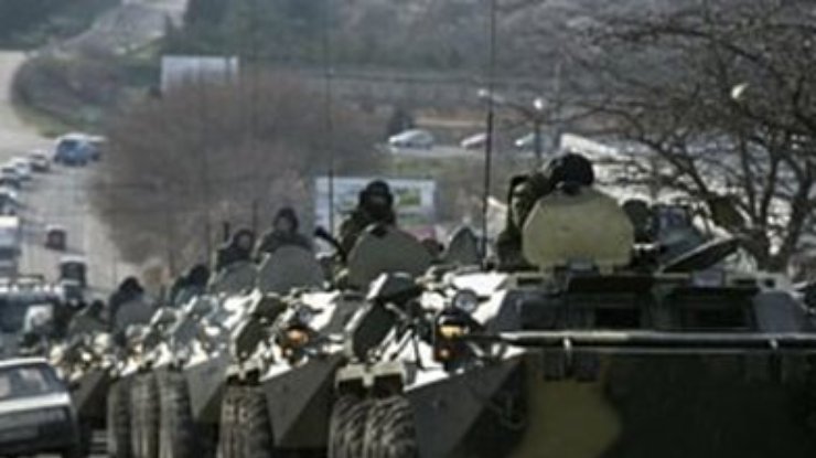 В Донецкой области движется колонна из 100 единиц военной техники
