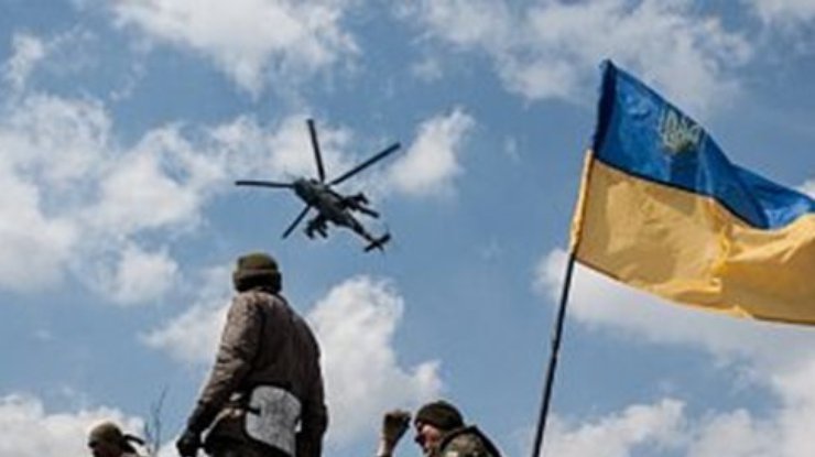 Украинская армия уничтожила 80 террористов, установку "Град" и различную бронетехнику