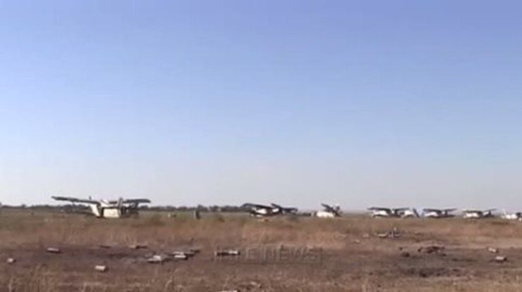 Силы АТО намеренно подорвали взлетно-посадочную полосу аэропорта Луганска