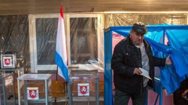 На оккупационные выборы в Крыму пришли менее 50% избирателей