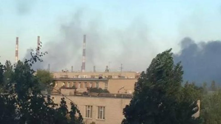 Взрыв на ТЭС в Счастье оставил без света всю Луганскую область (фото)