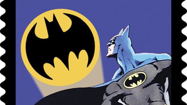 В США выпустят коллекционные марки с Бэтменом (фото)