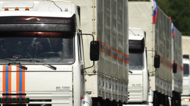 50 грузовиков конвоя Путина заехали в Луганск