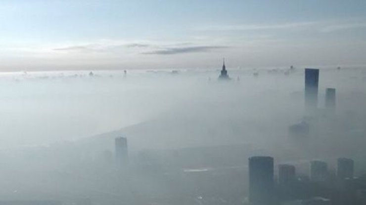 Москва в дыму: МЧС признал опасность воздуха (фото)