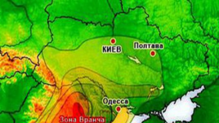 Румынское землетрясение не повлекло разрушений в Украине