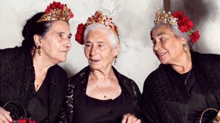 Dolce&Gabbana выпустили коллекцию для бабушек Испании (фото, видео)