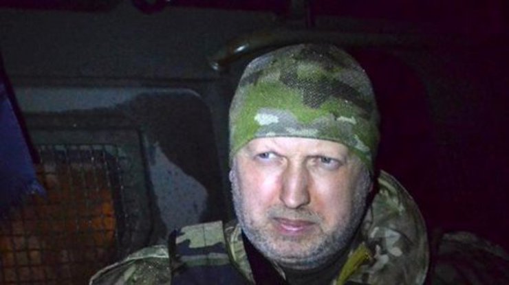 Турчинов "засветил" оперативную карту боев под Донецком (фото)
