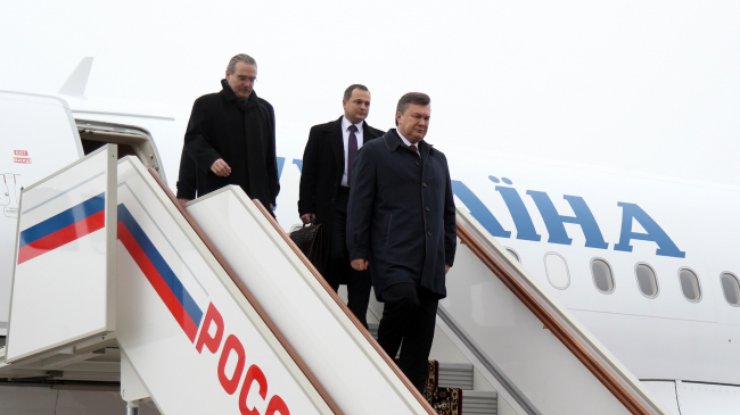 Виктор Янукович в Москве