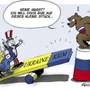 Карикатуры западных СМИ на тему российского вторжения в Украинe