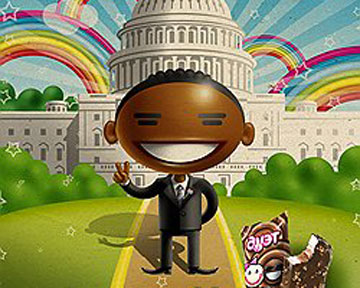 Барак Обама стал героем рекламы эскимо