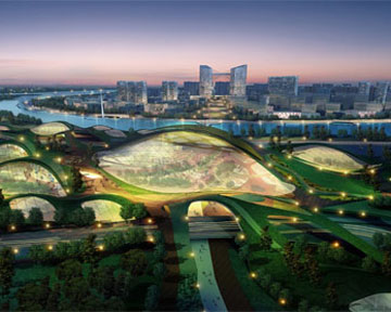 В Китае строят первый полностью экологичный город