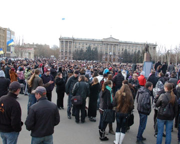 В Николаеве на митинге потребовали вернуть смертную казнь (обновлено)