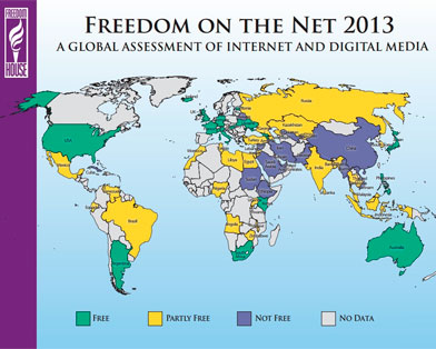 Freedom House признала украинский интернет свободным