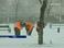 Киев завалило снегом (видео)