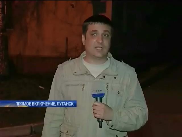 Луганское МВД подтверждает присутствие БТРов в городе (видео)