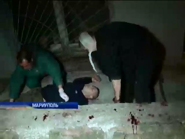 В Мариуполе похоронили погибшего при штурме воинской части (видео)