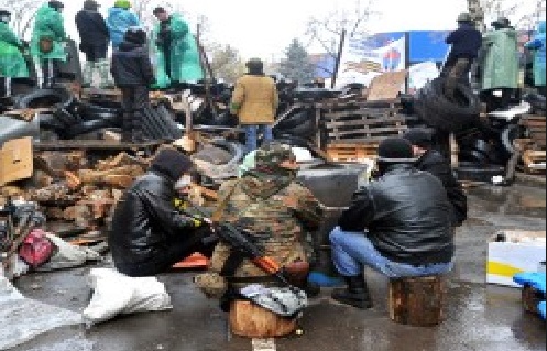 Вооруженные люди напали на склады с оружием под Славянском