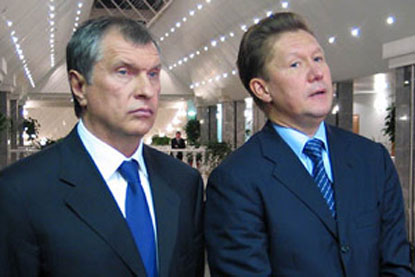 США могут ввести санкции против главы Газпрома Миллера и главы Роснефти Сечина