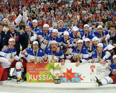 Россия выиграла чемпионат мира по хоккею
