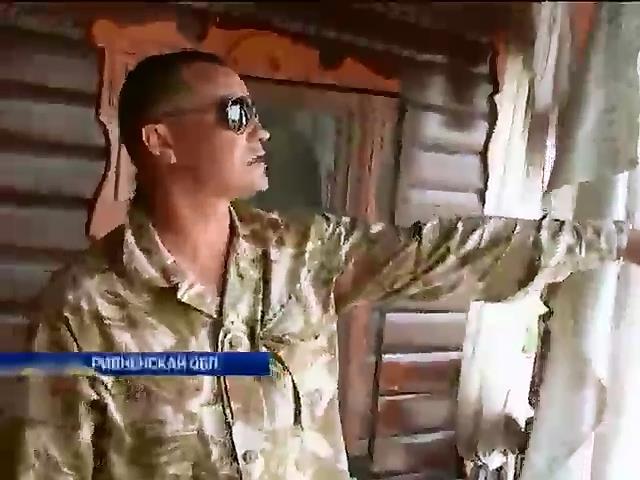 На Ривненщине в дом янтарного старателя бросили гранату (видео) (видео)