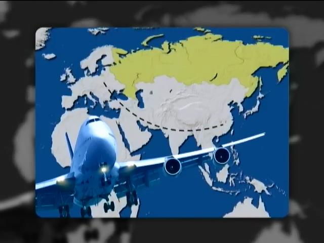 Россия запретила транзит рейсов украинских авиакомпаний (видео)