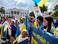 Украинцы под Белым домом требовали остановить фашизм Путина (фото)